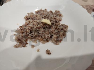 Grikių košė su pienu mažiesiems Žingsnis 4