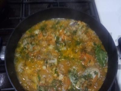 Makaronai su vištiena Žingsnis 4