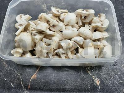 Šampinjonai, kepti grietinėlėje Žingsnis 2