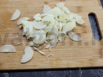 Šampinjonai, kepti grietinėlėje Žingsnis 3