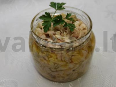 Gardžios upėtakių riletės su alyvuogėmis pagrindine nuotrauka