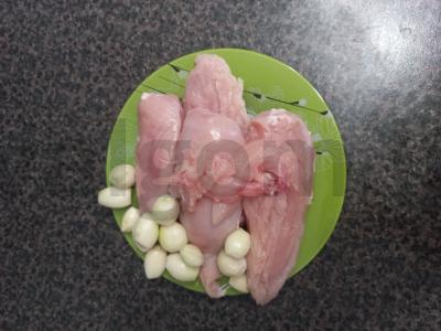 Dietinės vištienos bandelės Žingsnis 1