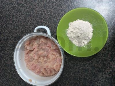 Dietinės vištienos bandelės Žingsnis 2
