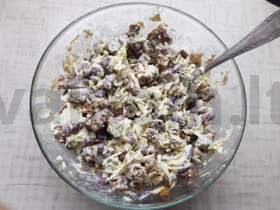 Salotos su kruopomis ir pupelėmis Žingsnis 3