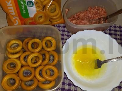 Įdaryti džiūvėsiai Žingsnis 1
