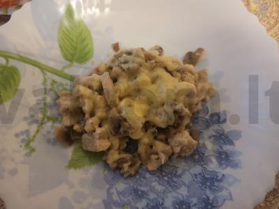 Švelni vištienos krūtinėlė su grybais pagrindine nuotrauka