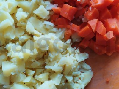 Pasninko vinaigretė Žingsnis 3