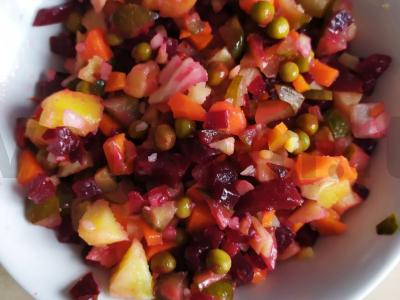 Pasninko vinaigretė pagrindine nuotrauka