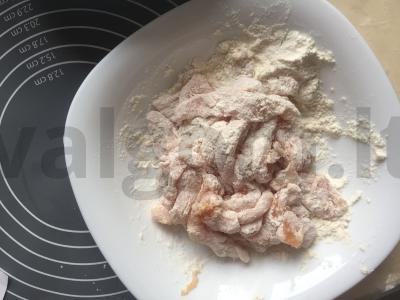 KFC grynuoliai. Žingsnis 3