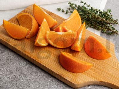 Žąsies koja su mandarinais ir čiobreliais Žingsnis 1