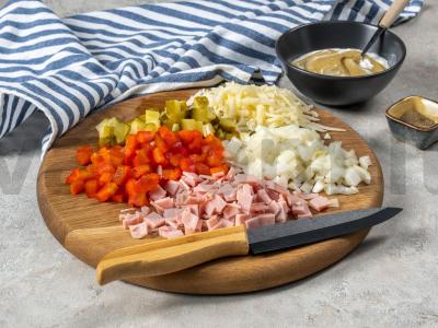 Kumpio salotos Žingsnis 1