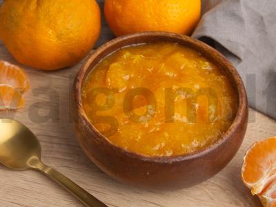 Mandarinų ir gvazdikėlių uogienė Žingsnis 5
