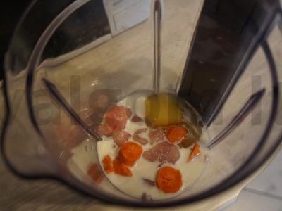 Vištienos suflė formelėse Žingsnis 1