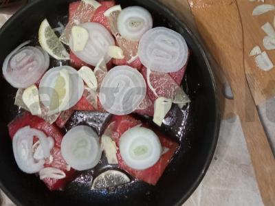 Skani kepta tuno filė Žingsnis 2