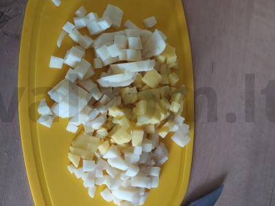 Sveiki garuose virti mantai Žingsnis 2