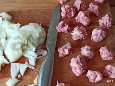 Mėsainių sriuba Greita Žingsnis 4