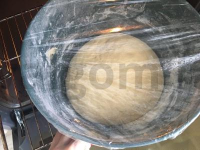 Trdelnik su riešutais ir cinamonu Žingsnis 5