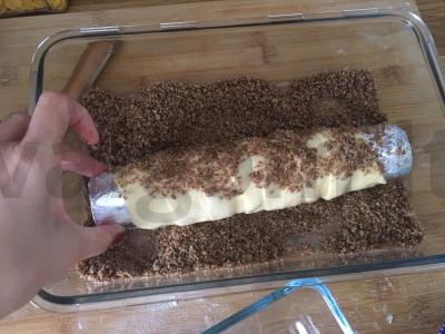 Trdelnik su riešutais ir cinamonu Žingsnis 14