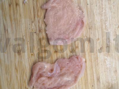 Vištienos krūtinėlė su ananasais ir pomidorais orkaitėje Žingsnis 2