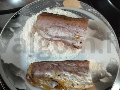 Skumbrė su pikantišku padažu Žingsnis 1