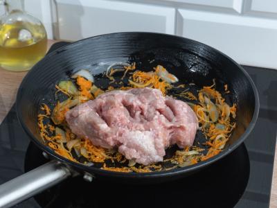 Kalakutienos faršas su kuskusu, mandarinais ir daržovėmis Žingsnis 2