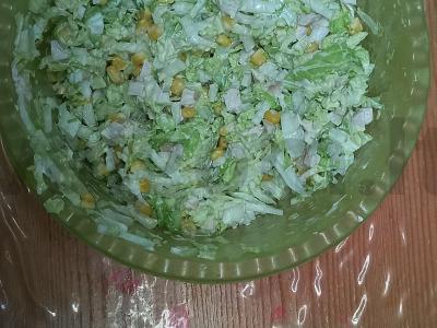 Salotos "Delicious" su rūkyta vištiena Žingsnis 5