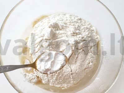 Galetė su avietėmis Žingsnis 2