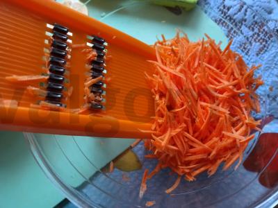 Aštrūs kopūstai su korėjietiškomis morkomis Žingsnis 2