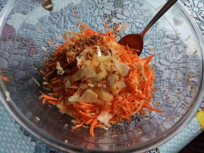 Aštrūs kopūstai su korėjietiškomis morkomis Žingsnis 7