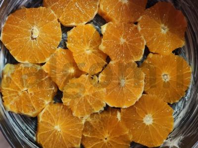 Naujametinis pyragas su apelsinais ir mandarinais Žingsnis 5