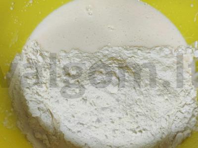 Minkšti blyneliai ant kefyro su obuolių padažu Žingsnis 2