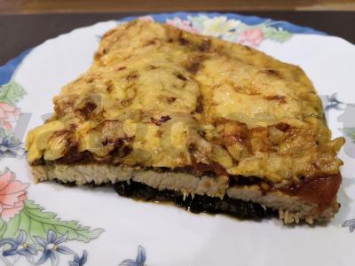 Baklažanų, pomidorų ir kalakutienos apkepas su sūriu pagrindine nuotrauka