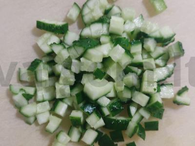 Ikrų salotos Žingsnis 2