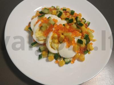 Ikrų salotos pagrindine nuotrauka