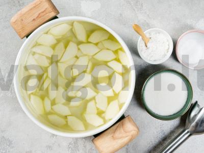 Kriaušių grietinė Žingsnis 1