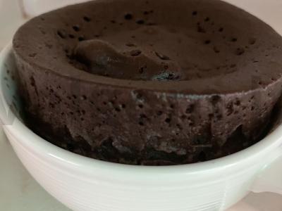 Desertas "A la fondant" per 5 minutes mikrobangų krosnelėje Žingsnis 9