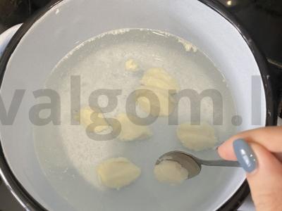Tingūs koldūnai iš kūdikių varškės Žingsnis 4