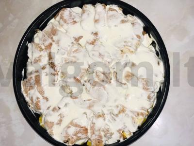 Bulvių troškinys su kiauliena, pomidorais ir svogūnais Žingsnis 4