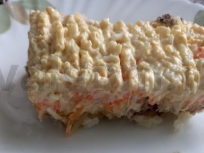 "Mimosa" salotos yra greitos pagrindine nuotrauka