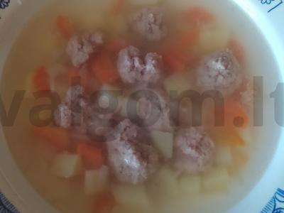 Sriuba su kalakutienos kukuliais pagrindine nuotrauka