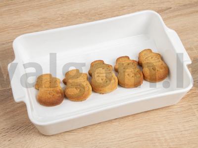 Meduoliai orkaitėje su augaliniu aliejumi Žingsnis 2