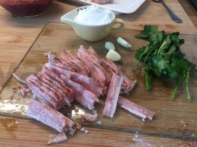 Vištienos kepenėlės su žaliuoju aštriu padažu Žingsnis 2