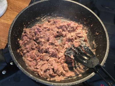 Vištienos kepenėlės su žaliuoju aštriu padažu Žingsnis 4