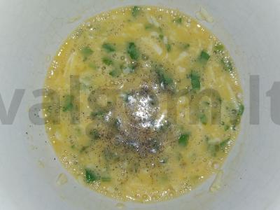 Keptas omletas su pomidorais Žingsnis 7