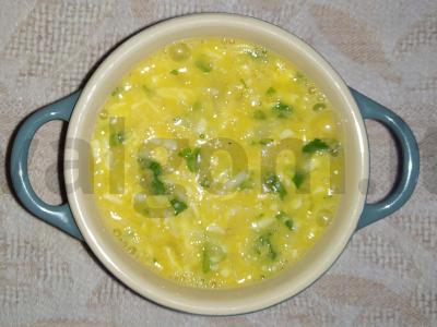 Keptas omletas su pomidorais Žingsnis 8