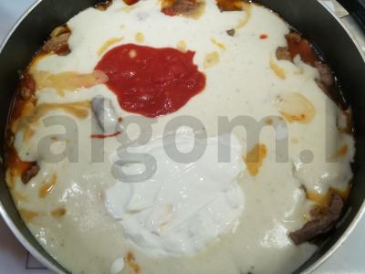 Sultingas jautienos stroganovas su grybais Žingsnis 3