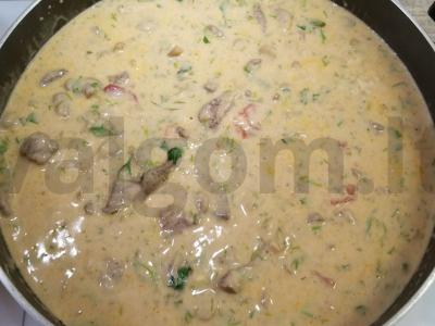 Sultingas jautienos stroganovas su grybais Žingsnis 4