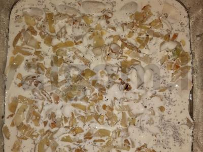 Koldūnai, kepti grietinėlės ir grietinės padaže su svogūnais Žingsnis 6