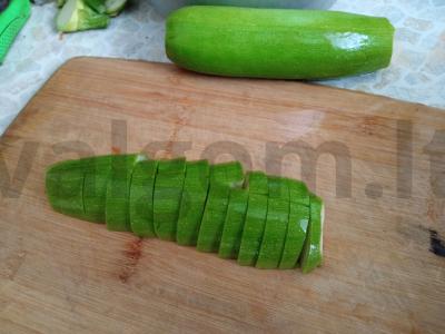 Orkaitėje keptos daržovės grietinės padaže Žingsnis 3