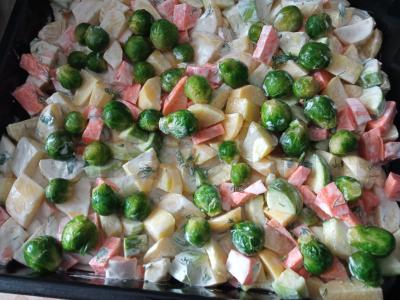 Orkaitėje keptos daržovės grietinės padaže Žingsnis 5